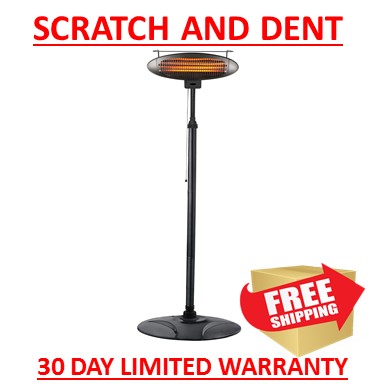 Refurbished Freestanding Electric Heater In Black Refurbished Freestanding Electric Heater In Black